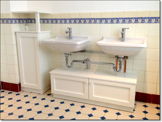 Tischlerei Hamburg Holzwerkstatt Kaesebier - Badezimmermöbel Waschtisch_tischler_hamburg