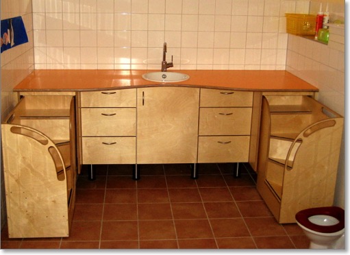 Tischlerei Hamburg Holzwerkstatt Kaesebier - Wickeltisch, Wickelkommode