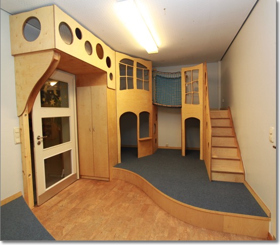 Tischlerei Hamburg Holzwerkstatt Kaesebier - Baupodest, Spielpodest, Krippenpodest, Schlafpodest