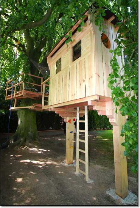 Tischlerei Hamburg Holzwerkstatt Kaesebier - Baumhaus, Baumhöhle, Baupodest, Spielpodest, Krippenpodest, Schlafpodest_tischler_hamburg