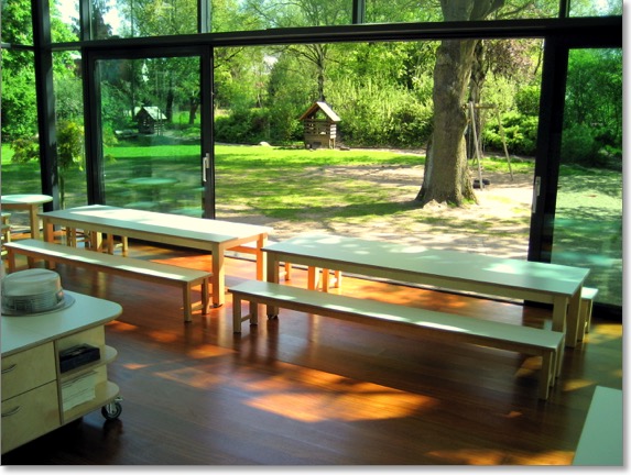 Tischlerei Hamburg Holzwerkstatt Kaesebier - Buffettresen, Kitarestaurant, Kinderrestaurant, Kinderküche